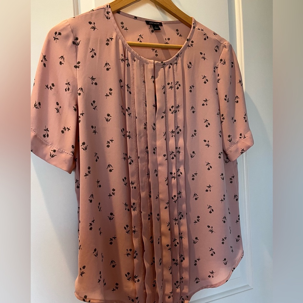 Ann Taylor Pink Blouse